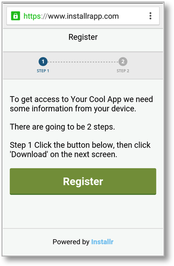 Android Register